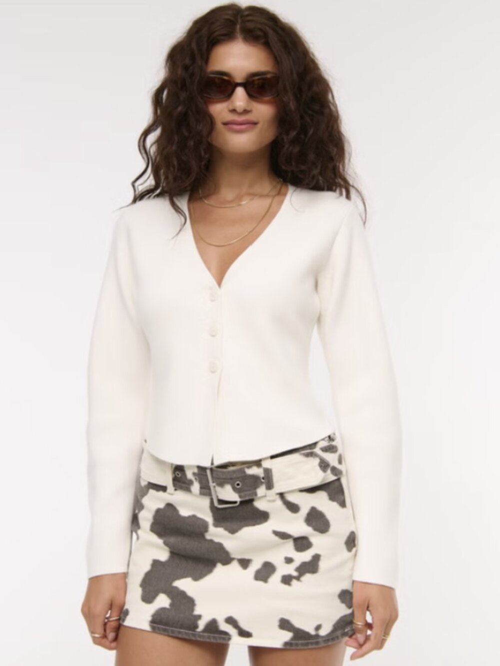 LuxeLoft Rounded Sleeve Cardigan